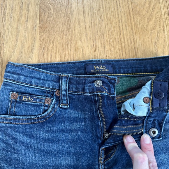 Youth Boy's Jeans Blue Denim Two Pairs Size 6 and 7 Ralph Lauren Crewcuts - Picture 2 of 5